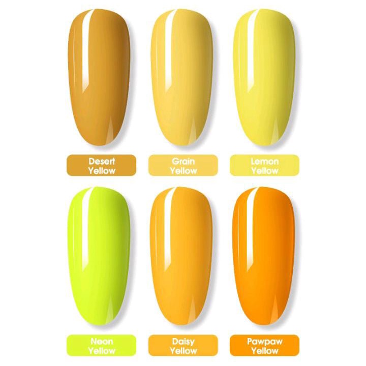 Rosalind YELLOW SERIES Gel Nail Polish UV LED / Kutek / Cat Kuku