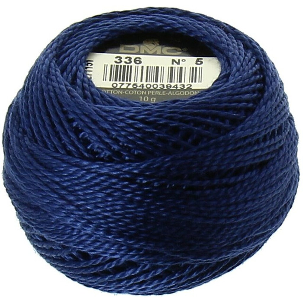 Benang Sulam DMC Art 116 Cotton Perle Pearl Ball Size 5 Kode 336