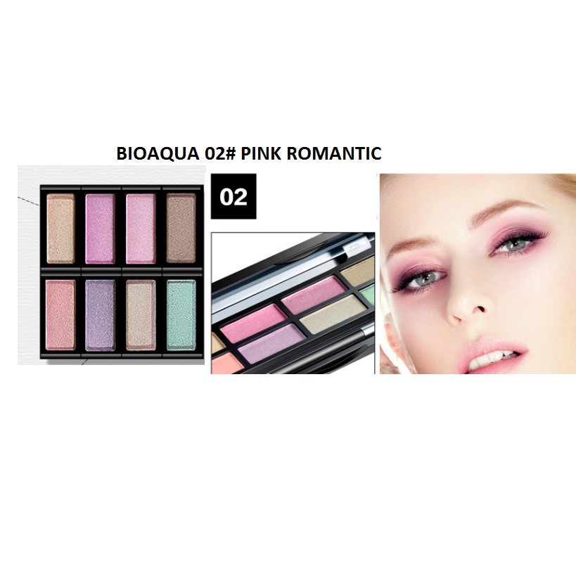 BIOAQUA FLARE 8 COLORS EYES EYESHADOW--