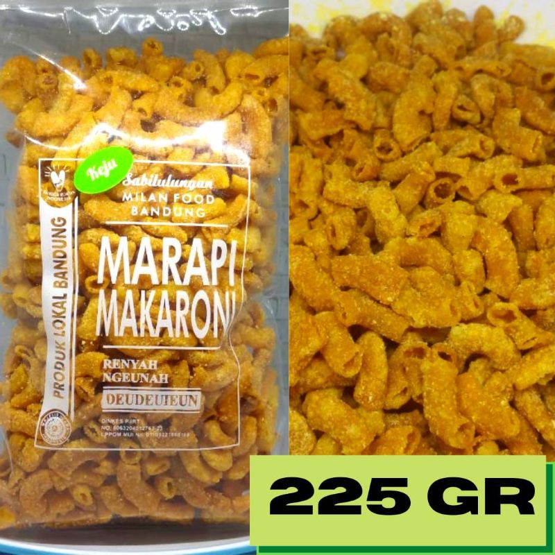 

Cemilan / Jajanani / Snack Makaroni marapi Jumbo 225gr