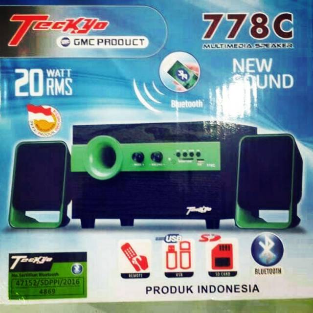 GMC 778c Teckyo speaker bluetooth super bass