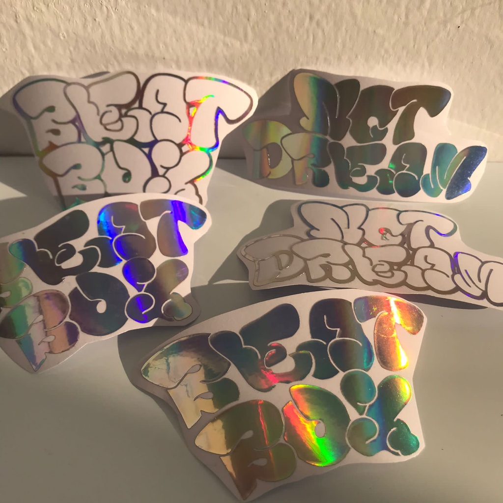 N C T DREAM BEAT BOX HOLOGRAM STICKER