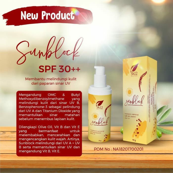 sunblock spf 30+++ sr12 Original