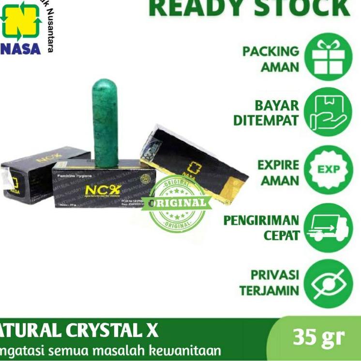 Ncx Nasa Kristal Crystal X Nasa Asli Original 100% Barcode Perapat Miss V Vagina Permanen Aman Bpom 