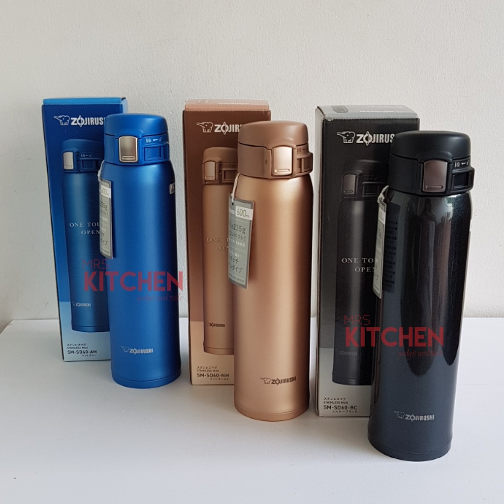 EXCLUSIVE  ZOJIRUSHI THERMOS TERMOS BOTOL MINUM STAINLESS MUG 600ML - SMSD60