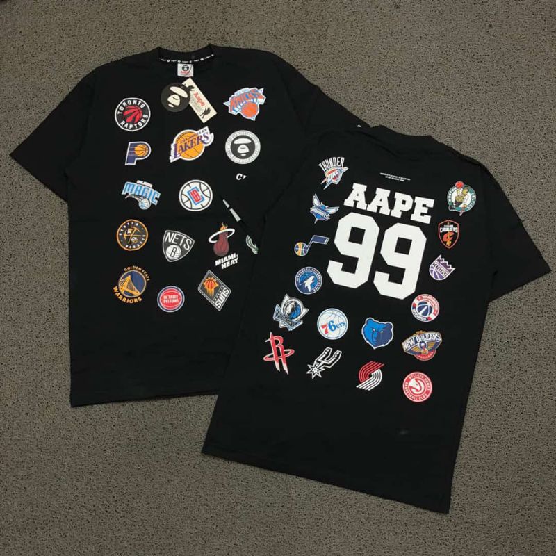TSHIRT KAOS A A BATHING APE BAPE FULL LOGO