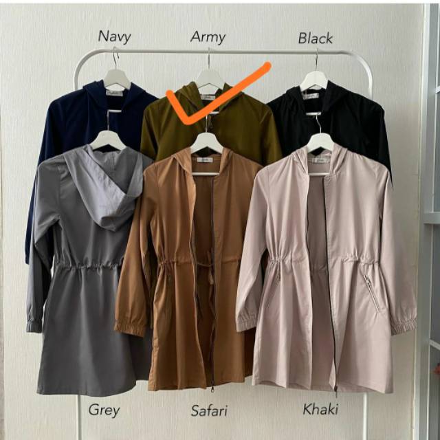 Jaket Parka Geulis army L