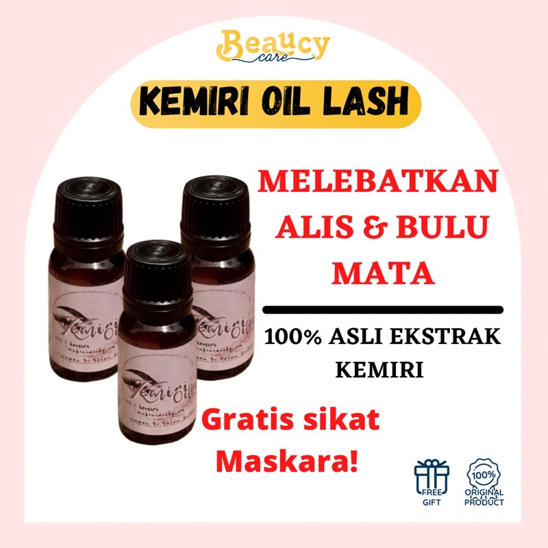 KEMIRI OIL LASH SERUM PENUMBUH PELEBAT BULU MATA &amp; ALIS