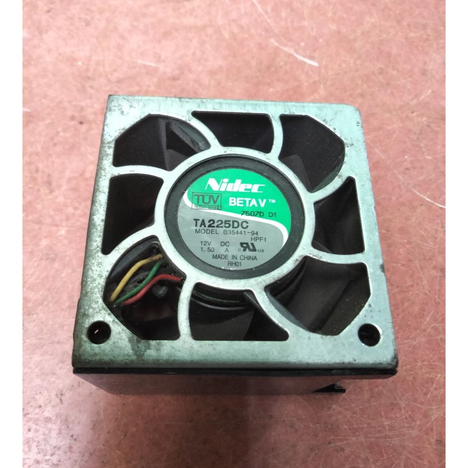 Fan dc Brushless Nidec TA225DC 12v 1.5A 6x6x4cm