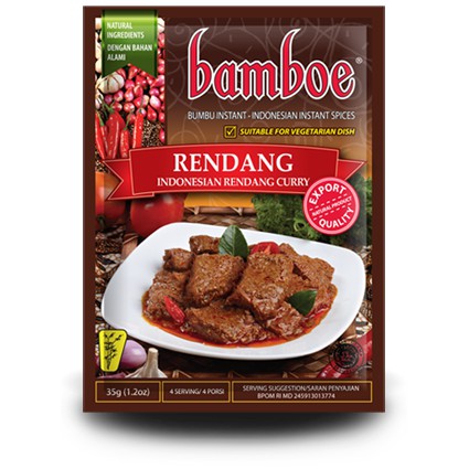 

Bamboe Bumbu Rendang Baru 35Gr Sch - Farmers Market