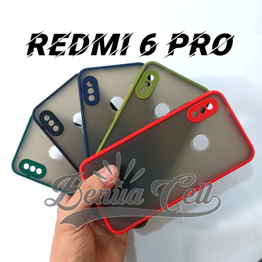 CASE REDMI 6 PRO - CASE MATTE FULL COLOR XIAOMI MIA2 LITE REDMI 6 PRO - BC