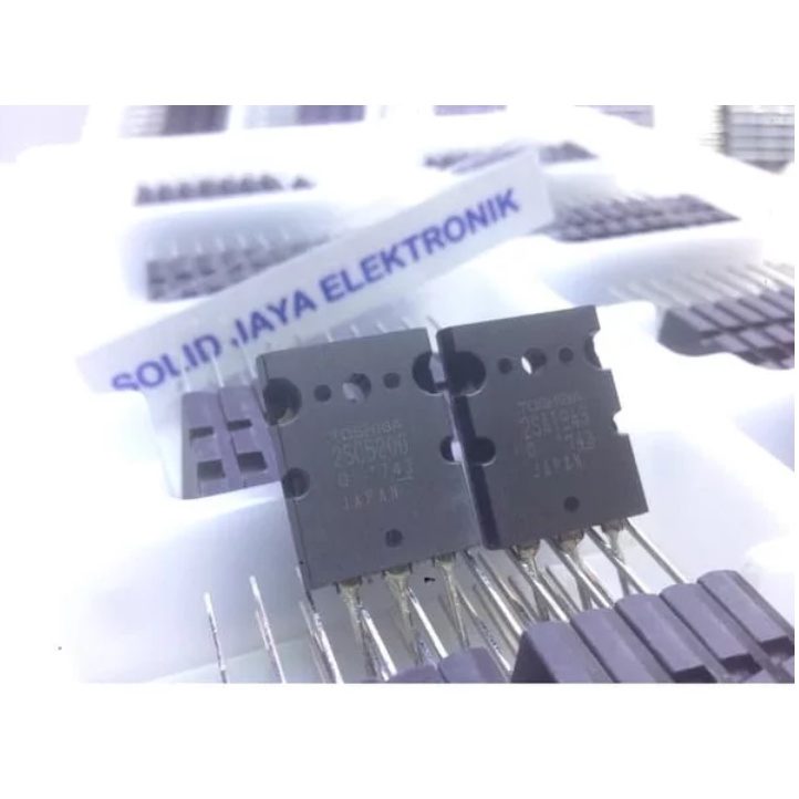 PROMO TRANSISTOR TOSHIBA 2SC5200 - 2SA1943 ORIGINAL - TR TOSHIBA FINAL 2SC 5200 2SA 1943 TR TRANSIST