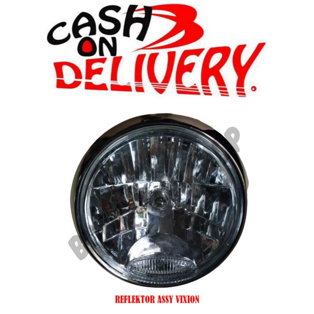 CB - Reflektor Headlight Headlamp Lampu Depan Hitam Besi - Scorpio