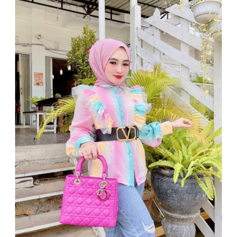 atasan vivorie rainbow