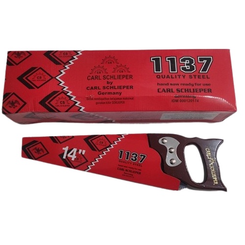 Carl schlieper Gergaji kayu 14 inch type 1137/ gergaji kayu original