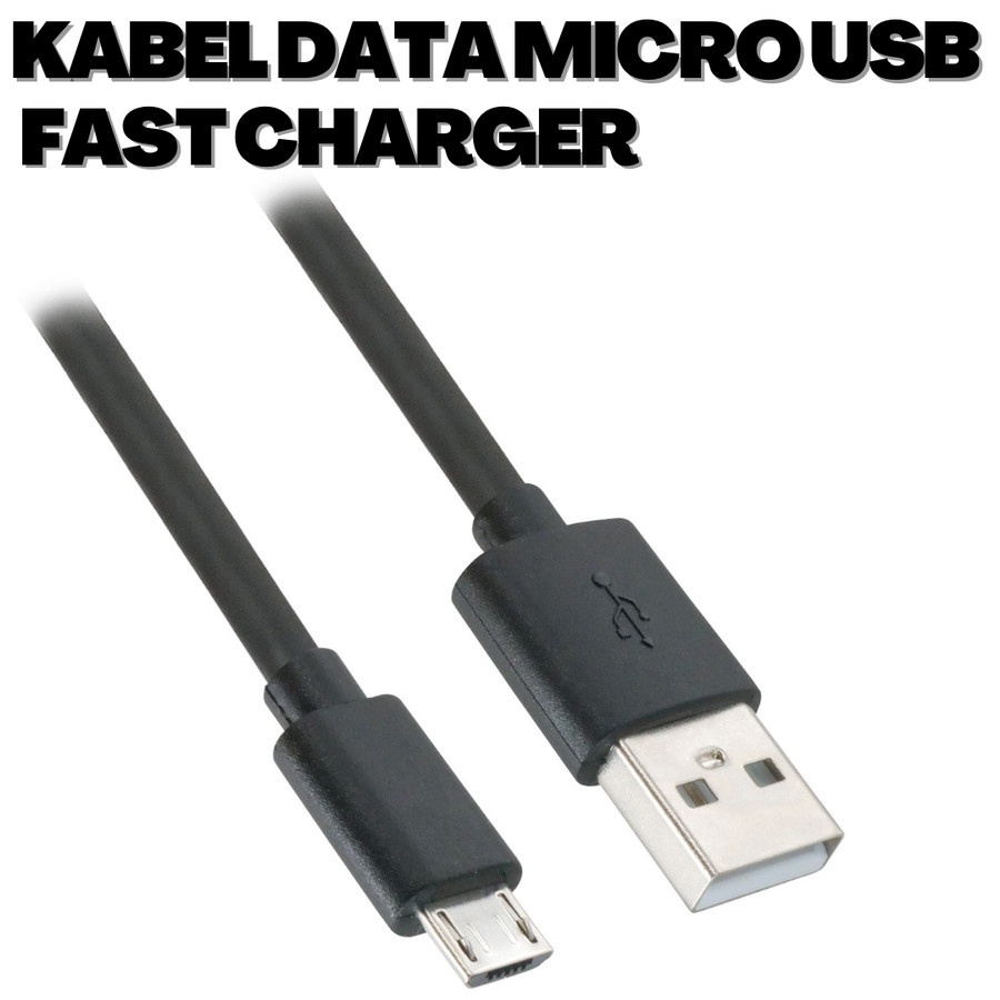 KABEL DATA CHARGER MICRO USB 2A 79cm FAST CHARGING UNIVERSAL ANDROID