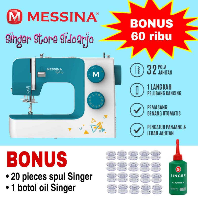 Mesin jahit MESSINA S3572