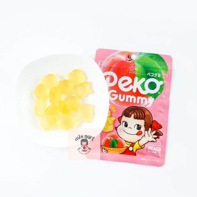 Fujiya Peko Gummy Peach Candy / permen jepang / permen impor / candy