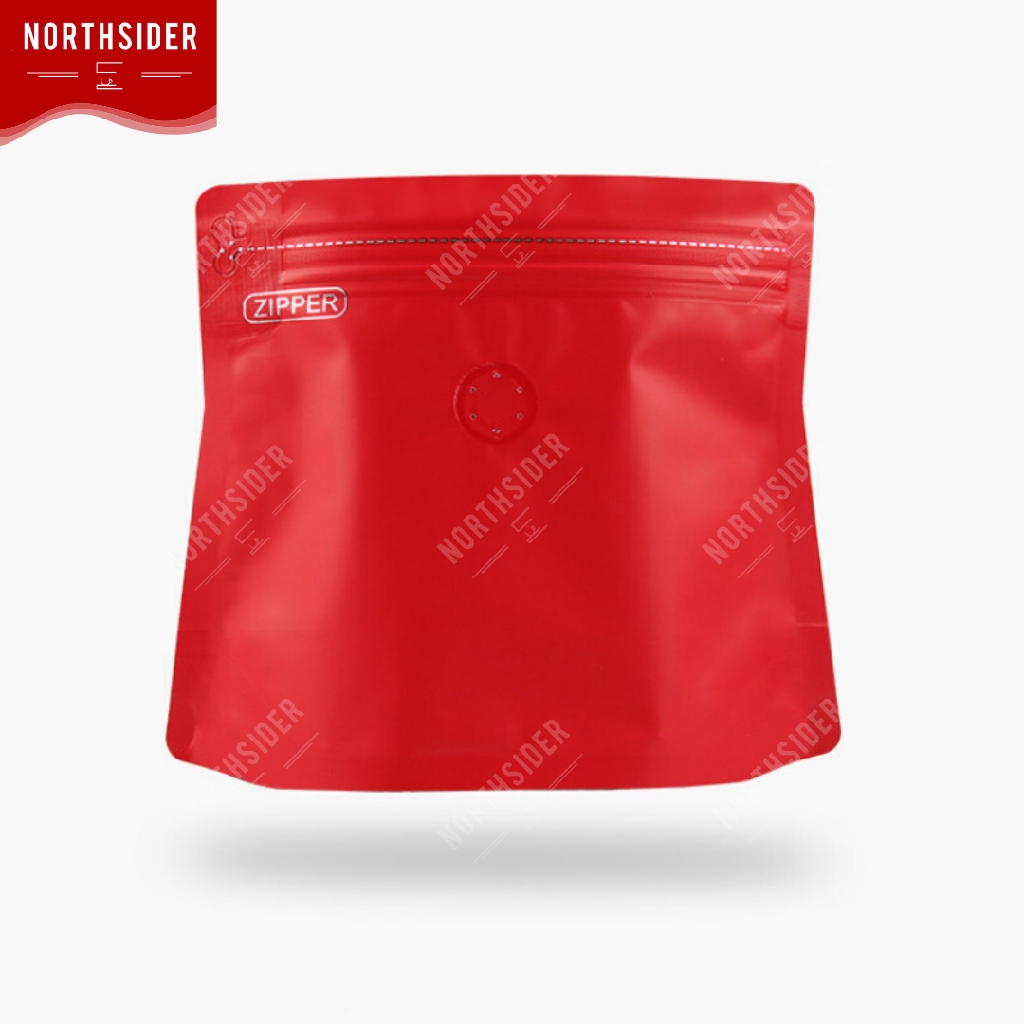 KEMASAN KOPI 250GR - WIDE STANDING POUCH ZIPPER AND VALVE