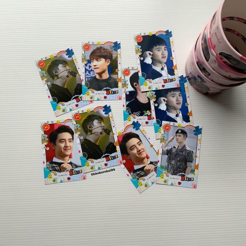 D.O CUP HOLDER PHOTOCARD EXO TRADING CARD KYUNGSOO FANSITE