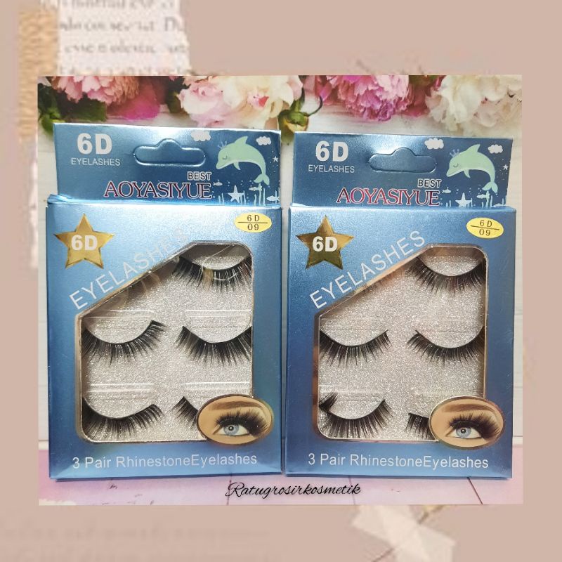 PROMO!!!BULU MATA AOYASIYUE 6D/8D NOTE BULU MATA PALSU EYELASH ISI 3