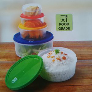 Philips Rantang Susun Food Container 5 pcs Food Grade