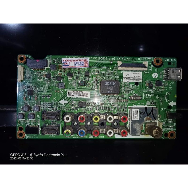 MB - MOTHERBOARD - MAINBOARD TV LED LG 42LF550 - 42LF550A - 42LF550 A