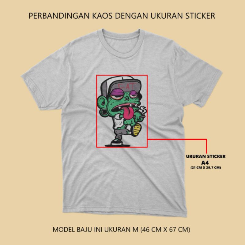 STICKER SABLON CUSTOM STICKER KAOS CUSTOM MURAH