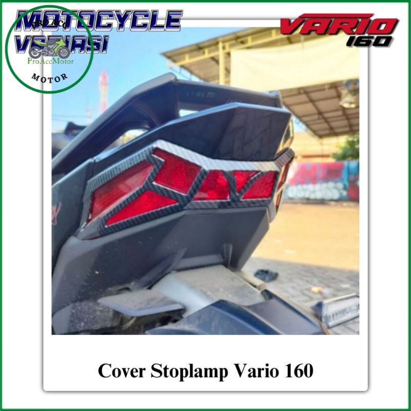 Cover Stoplamp Vario 160 Carbon Nemo Cover Lampu Belakang Carbon Vario 160 Click 160