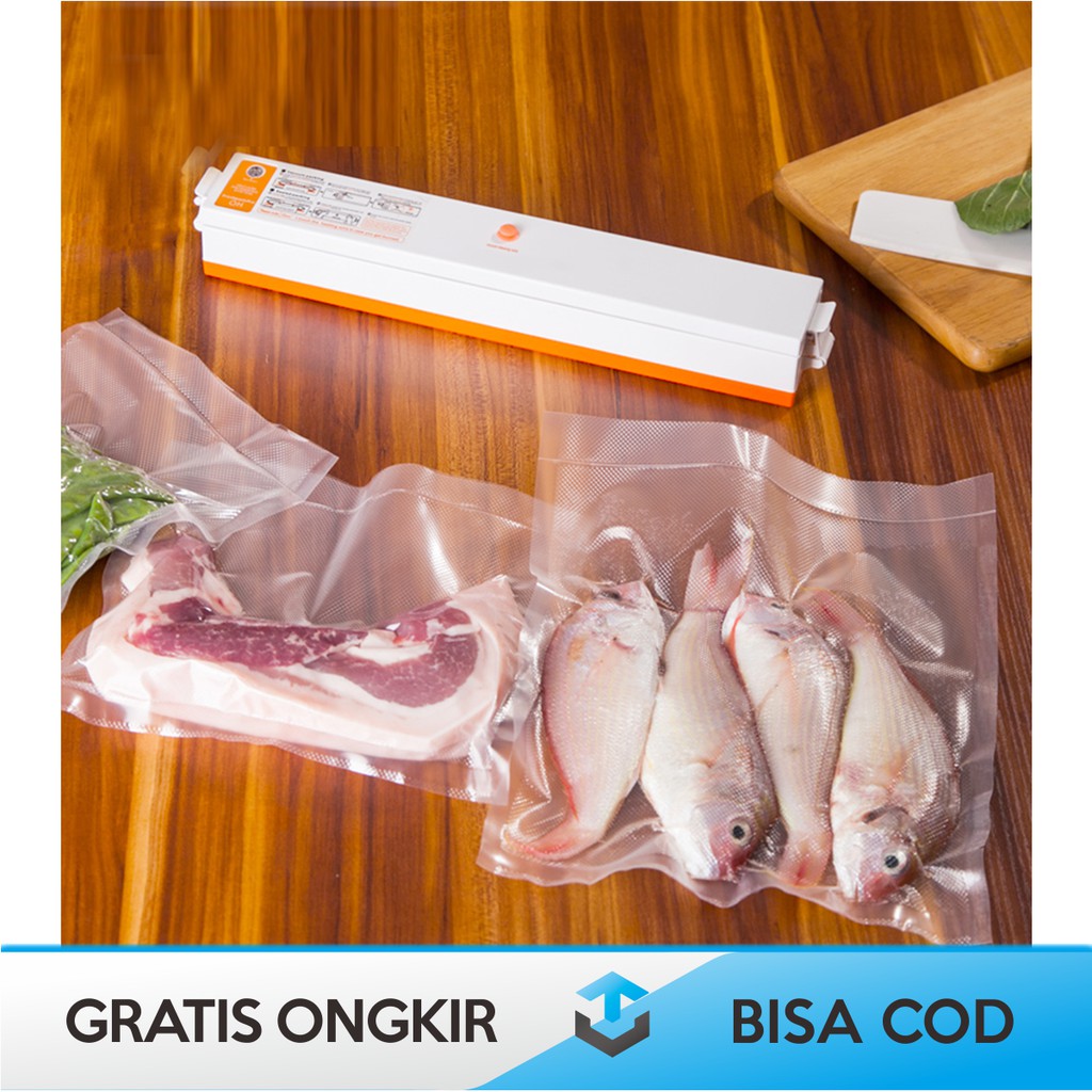 VACUM SEALER PEREKAT PLASTIK ORIGINAL TAFFWARE LQL-08 / VACUUM SEALER ELEKTRIK PEMBUNGKUS MAKANAN