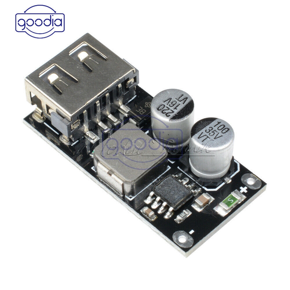 Modul Sirkuit Konverter Pengisian Daya Dc-Dc 12/24v Ke Qc3.0 2.0 6-32v