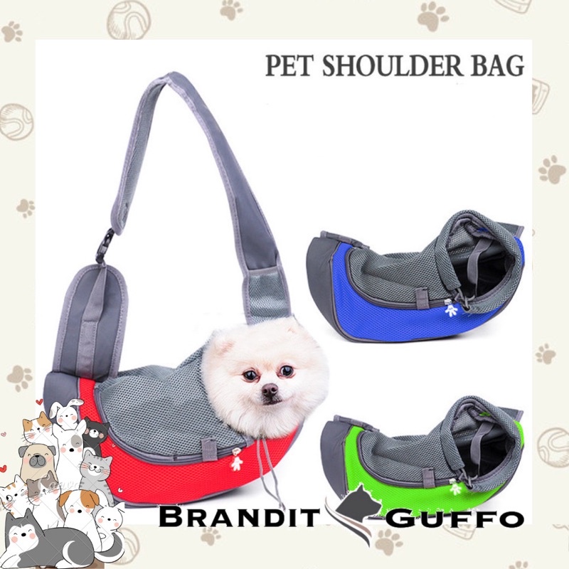 tas selempang pet carrier 600d tas gendong anjing dog cat kucing hewan