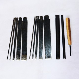 alat pahat ukir tatah kayu jepara baja paket belajar mengukir | Shopee