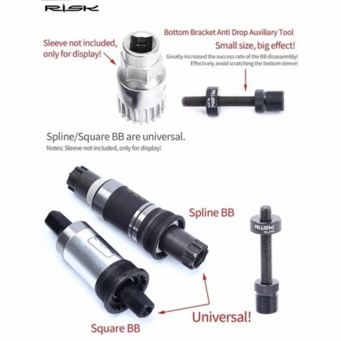 RISK RL215 alat kunci penahan BB Bottom Bracket model kotak Octalink