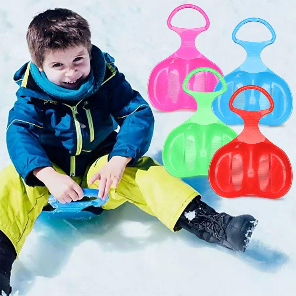 TOP Sleigh Plastik Snow Sledge Anak Dengan Papan SKI Gagang Besar