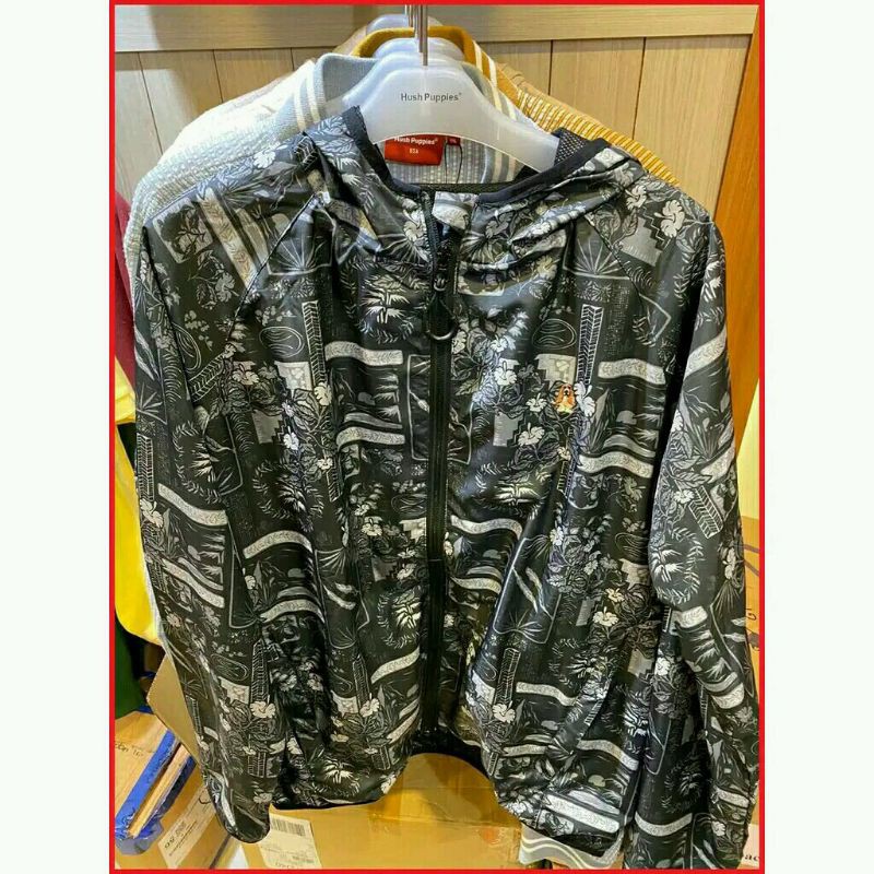 Jaket parasut Hush puppies PRELOVED (Second)