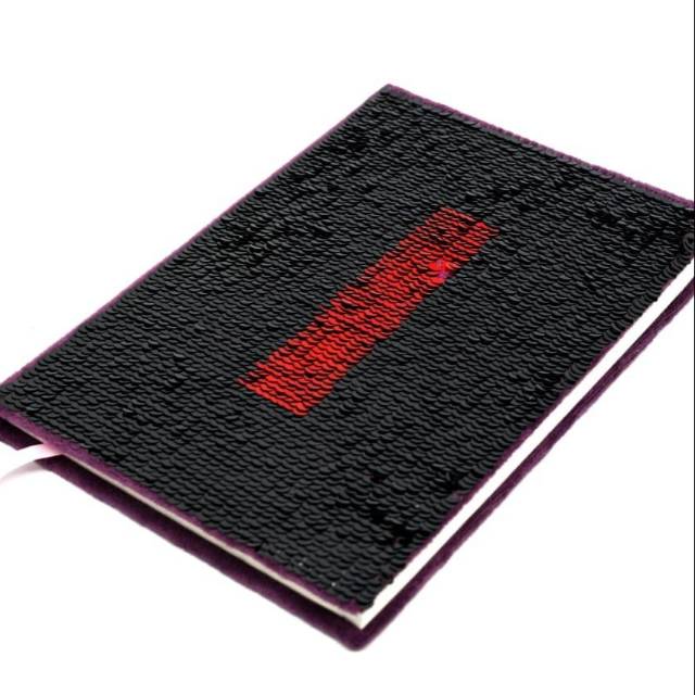 

Notebook Alphabet Sequin (Dua design cover) 7307