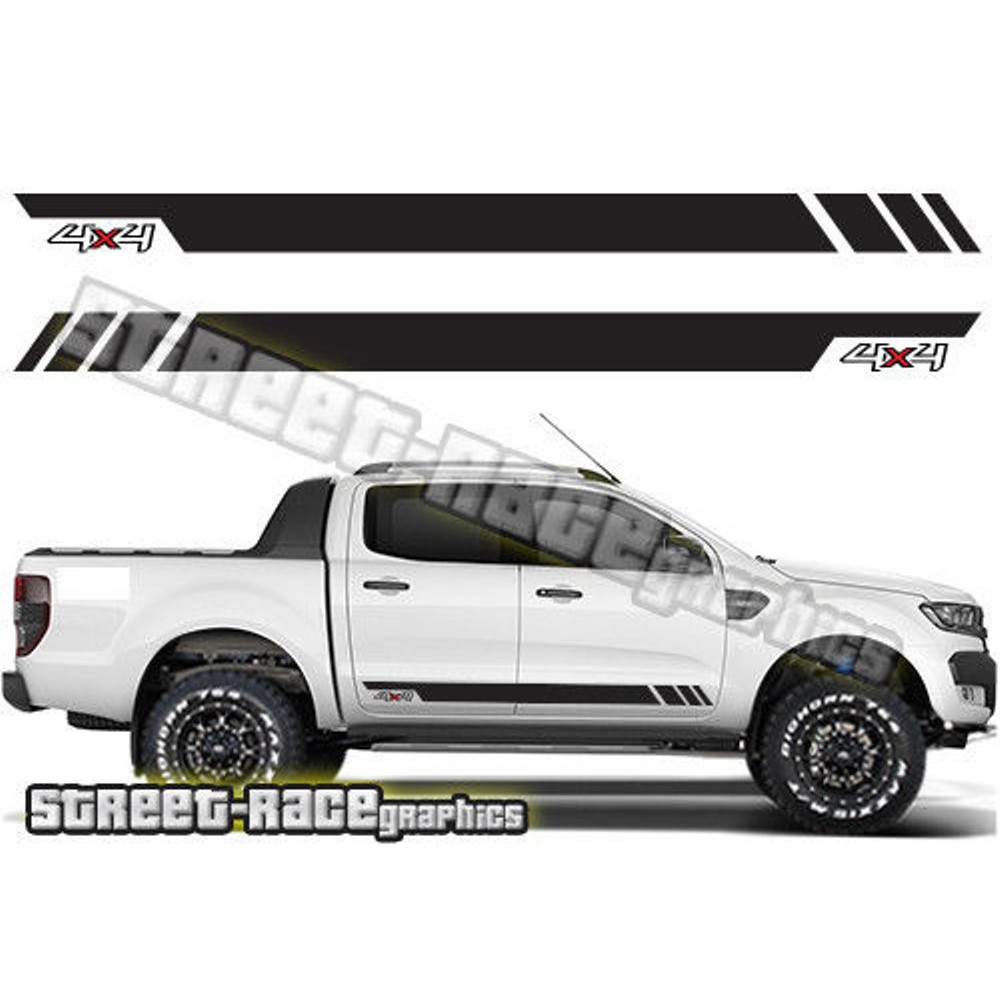 Sticker Mobil Hilux Ranger Navara Triton Nissan 4x4 Universal