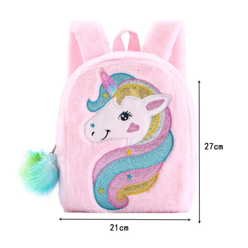 Tas Ransel Sekolah Anak Paud Tk Unicorn Bulu Pom Pom Tas Jalan Jalan Anak SD Tas Unicorn Bulu Kado Ultah Anak Perempuan Kado Ultah Unicorn Tas Blingberry import tas blingberry grosir