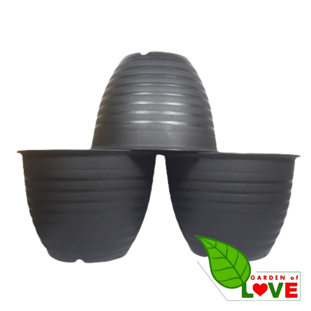 Pot Super Tawon 24 Cm Hitam Garden Of Love Pot Plastik 24CM Pot Tawon Pirus Putih 24 27 30 Tinggi