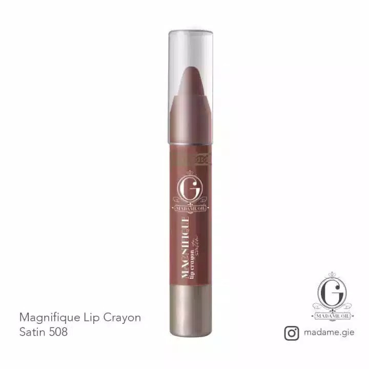 AS054 MADAM GIE MAGNIFIQUE LIP CRAYON SATIN