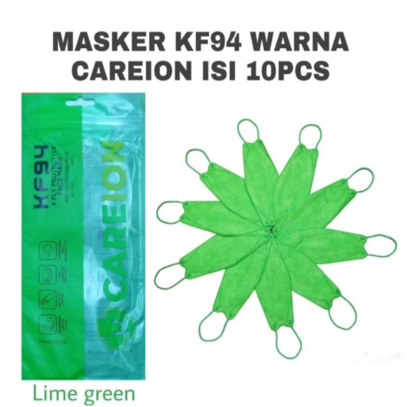 masker KF 94 hijau