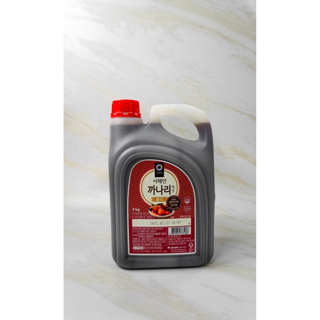 CHUNG JUNG ONE CANARY FISH SAUCE 3 KG - KANARI AEXJOT KECAP IKAN KOREA 3KG