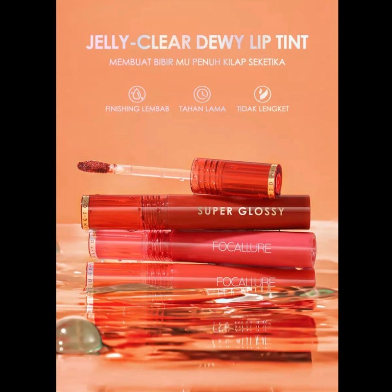 FOCALLURE JELLY CLEAR DEWY LIPTINT