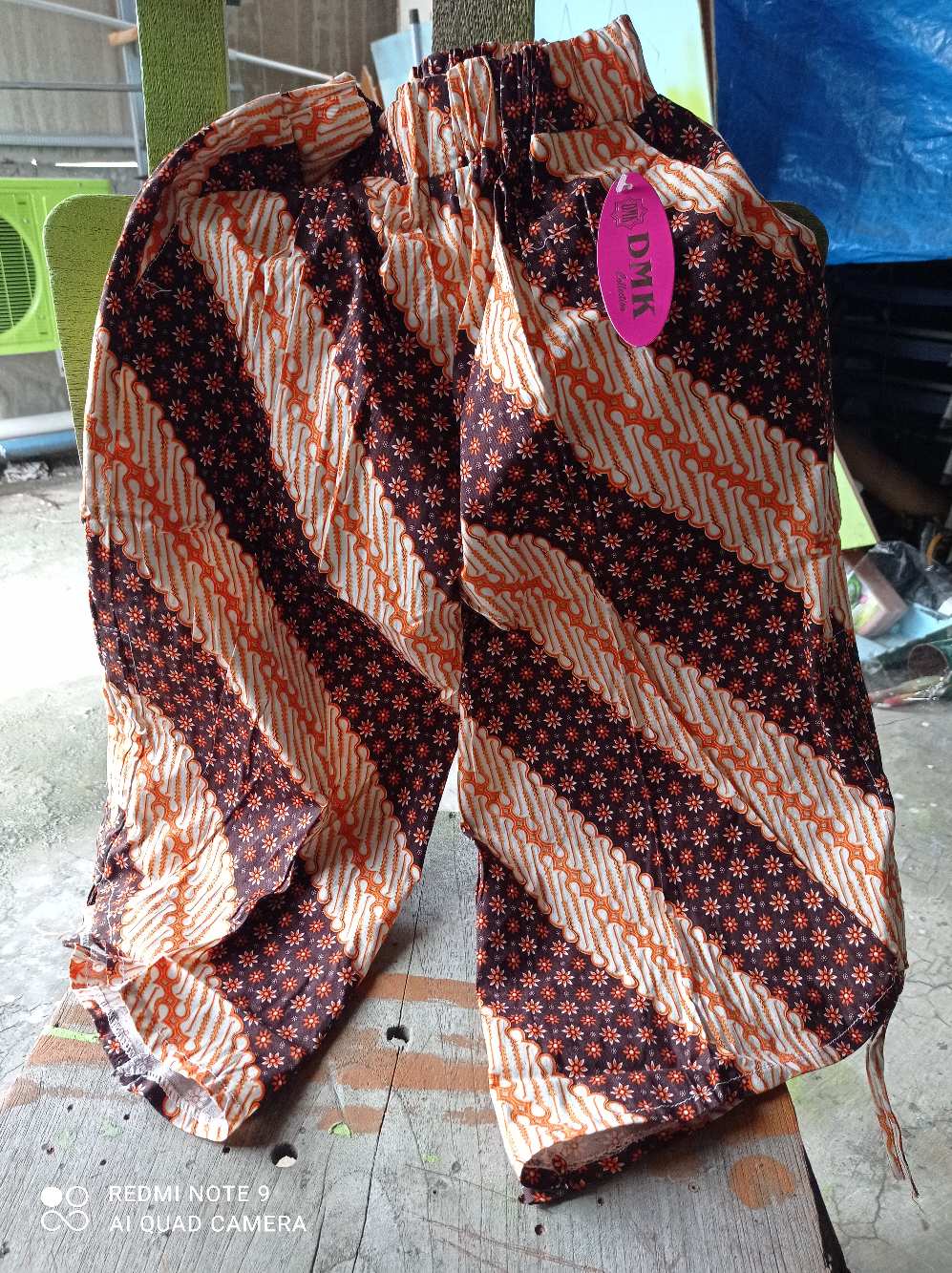 [angie] Celana Kulot Pendek Wanita Katun Batik Murah Serut Samping, Allsize, 4 Warna