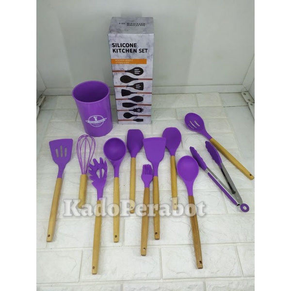 Spatula Set Alat Masak Aesthetic Spatula Masak Estetik Kado Alat Masak Sutil Spatula Masak isi 12Pcs Kado Pernikahan Cantik