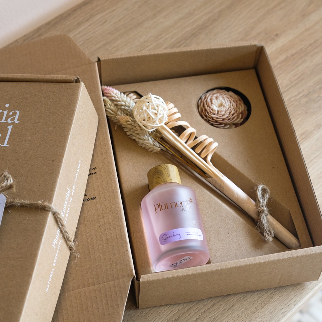 Reed Diffuser Plumeria Scent Essential Oil - Senandung Pengharum Ruangan-4