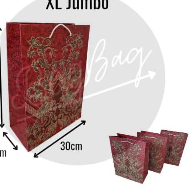 

✭ paper bag motif batik XL/30x40/besar ♥