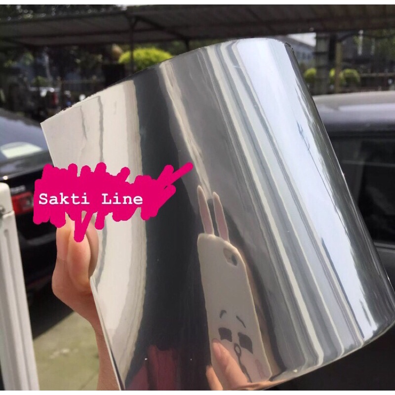 Bubuk powder coating super chrome - 500 gram