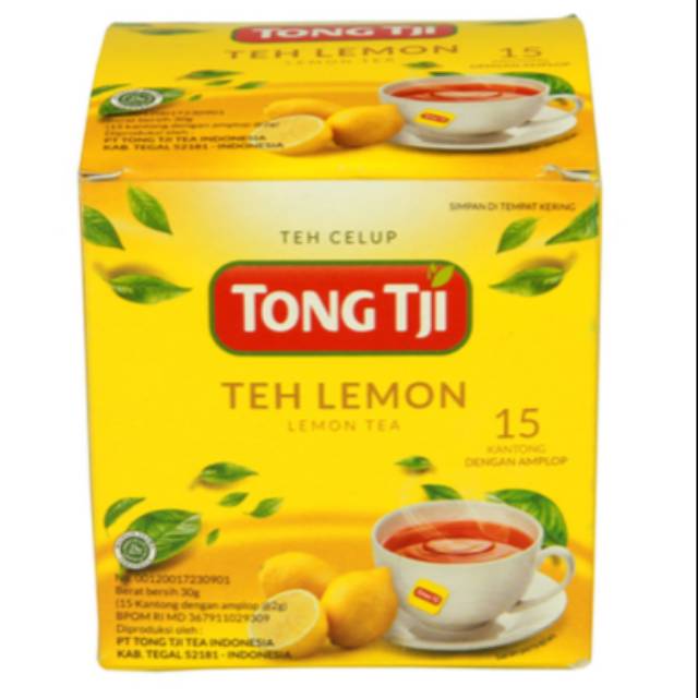 

Tong Tji Lemon Tea Celup 15 kantong